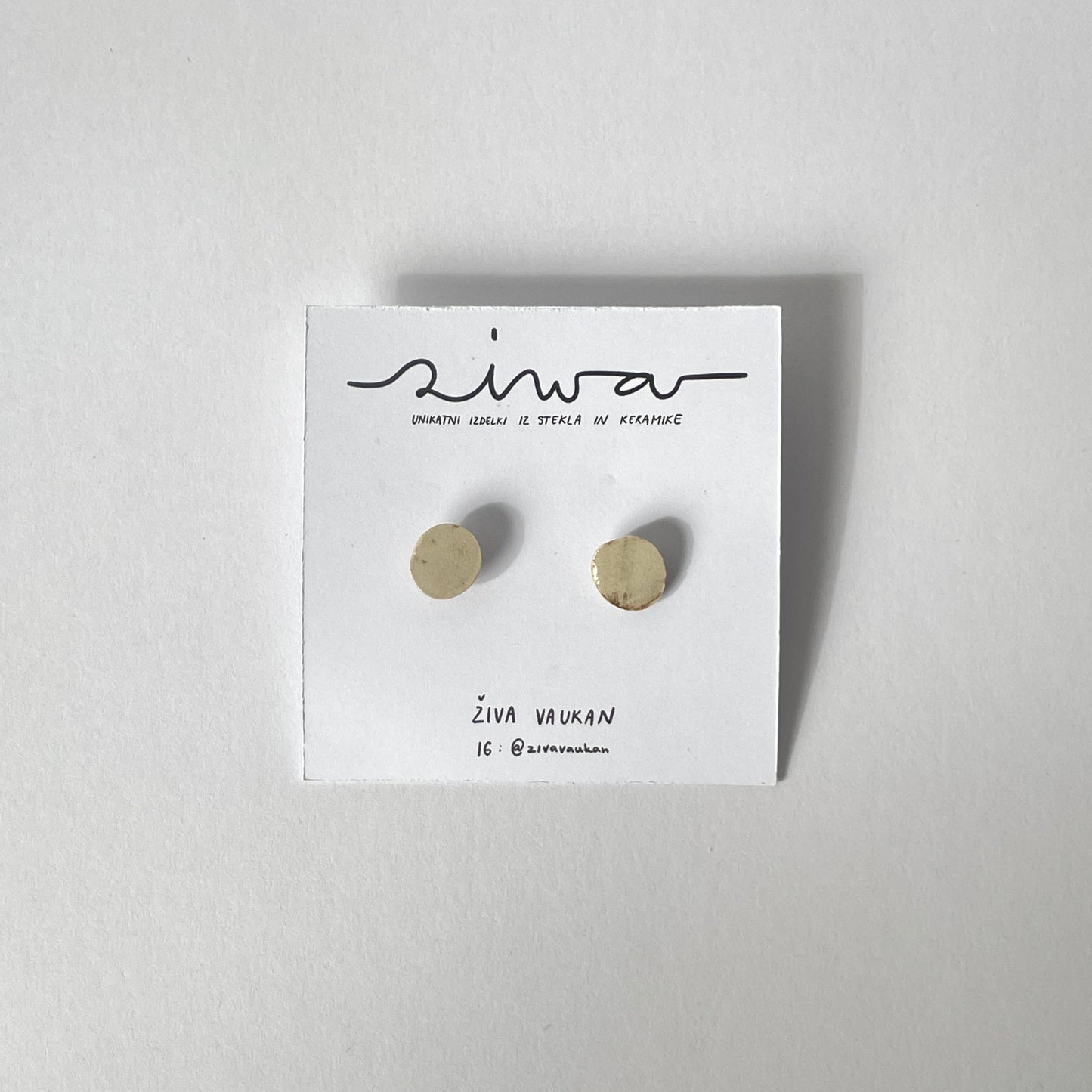 Grace - uhani iz gline