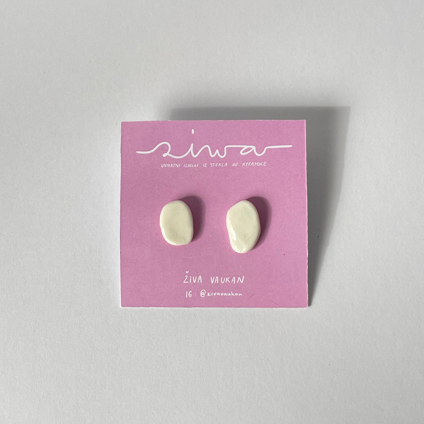 Sway - uhani iz porcelana