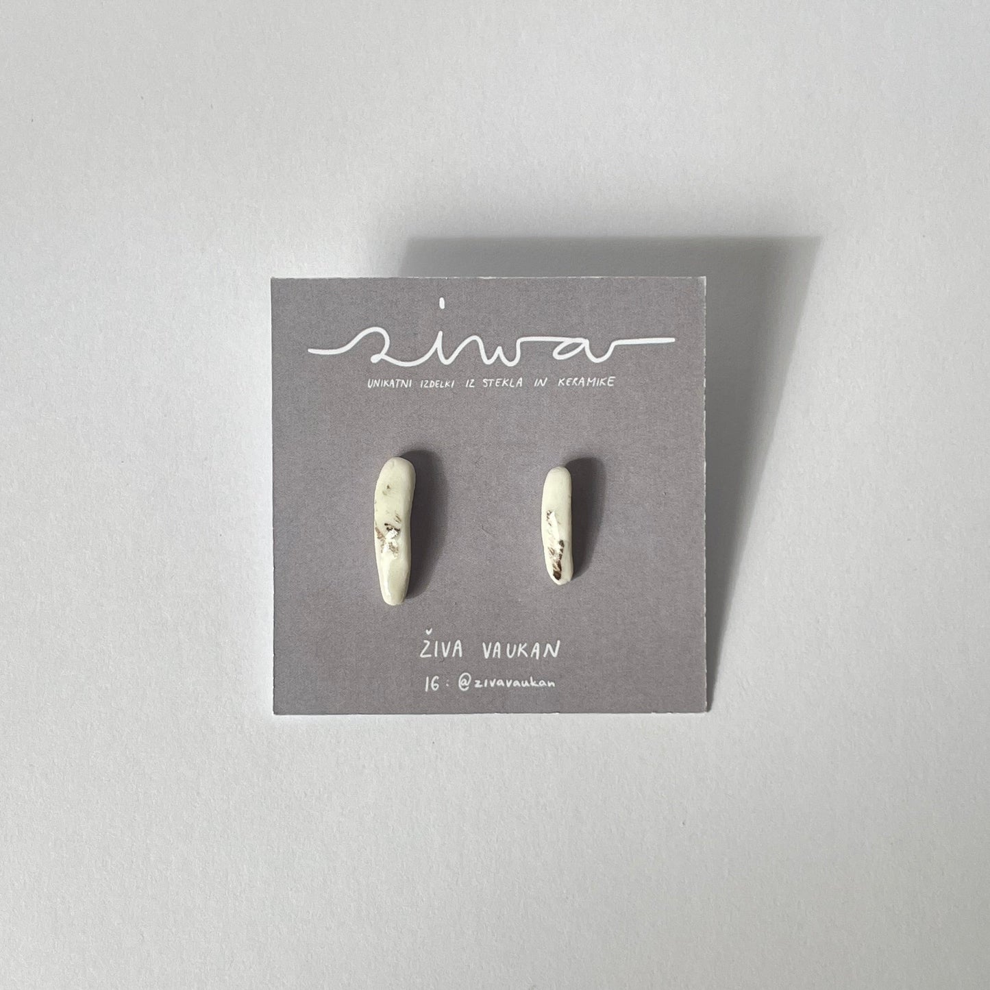 Whisper - uhani iz porcelana