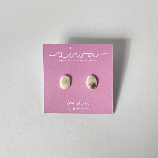 Muse - uhani iz porcelana