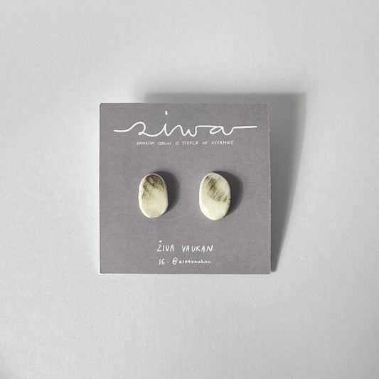 Tender - uhani iz porcelana