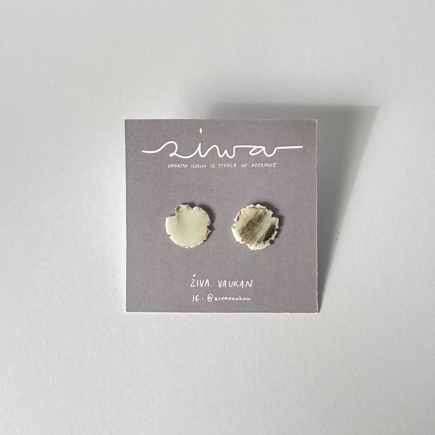 Calm - uhani iz porcelana