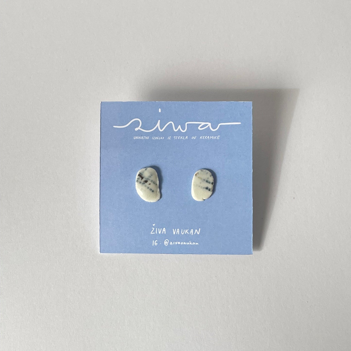 Breathe - uhani iz porcelana